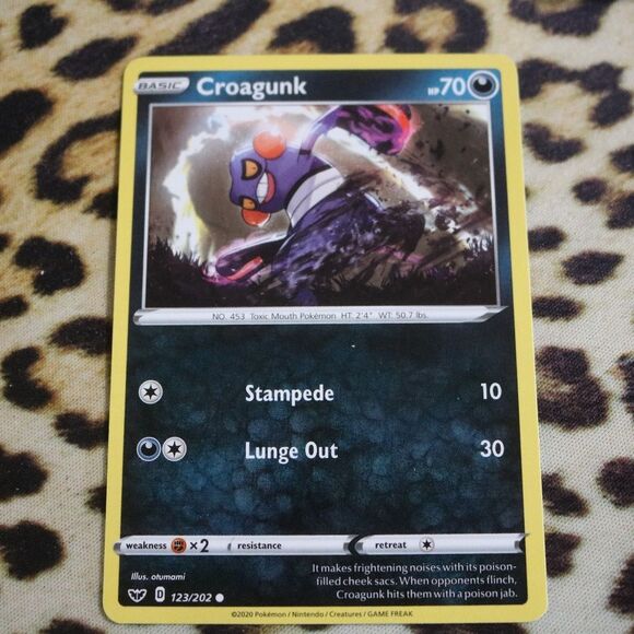 Croagunk 123/202 Pokemon Card - Picture 1 of 1